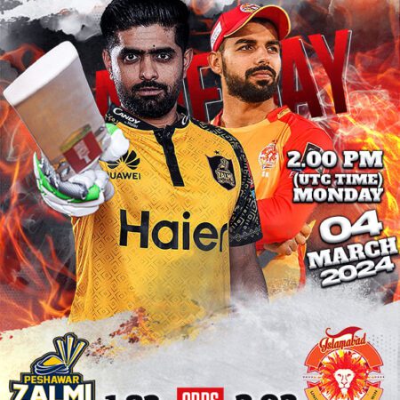 Peshawar Zalmi Lock Horns with Islamabad United in PSL Encounter