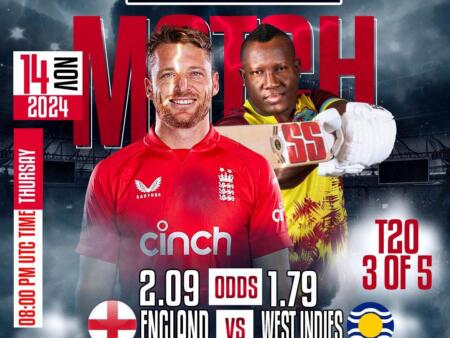 West Indies vs England: 3rd T20 Match