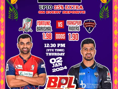 Fortune Barishal vs. Rangpur Riders: BPL 2025