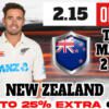 New Zealand vs. England: 2nd Test Match