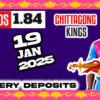 Chittagong Kings vs. Fortune Barishal: BPL 2025